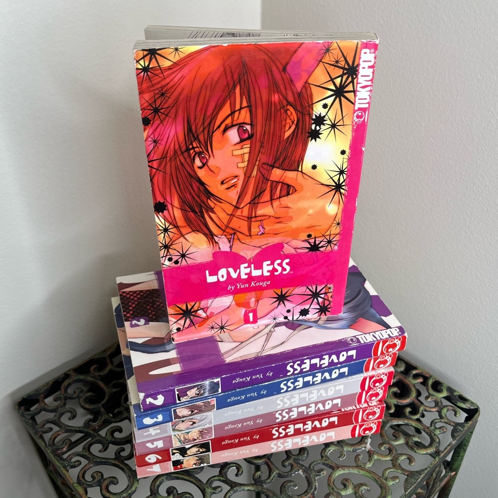 TOKYOPOP Loveless by Yun Kouga Volume 1 - 7 Romance Fantasy Manga Graphic Novel